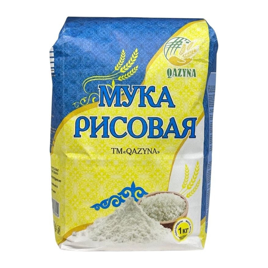 17% Казына Мука Рисовая 1кг