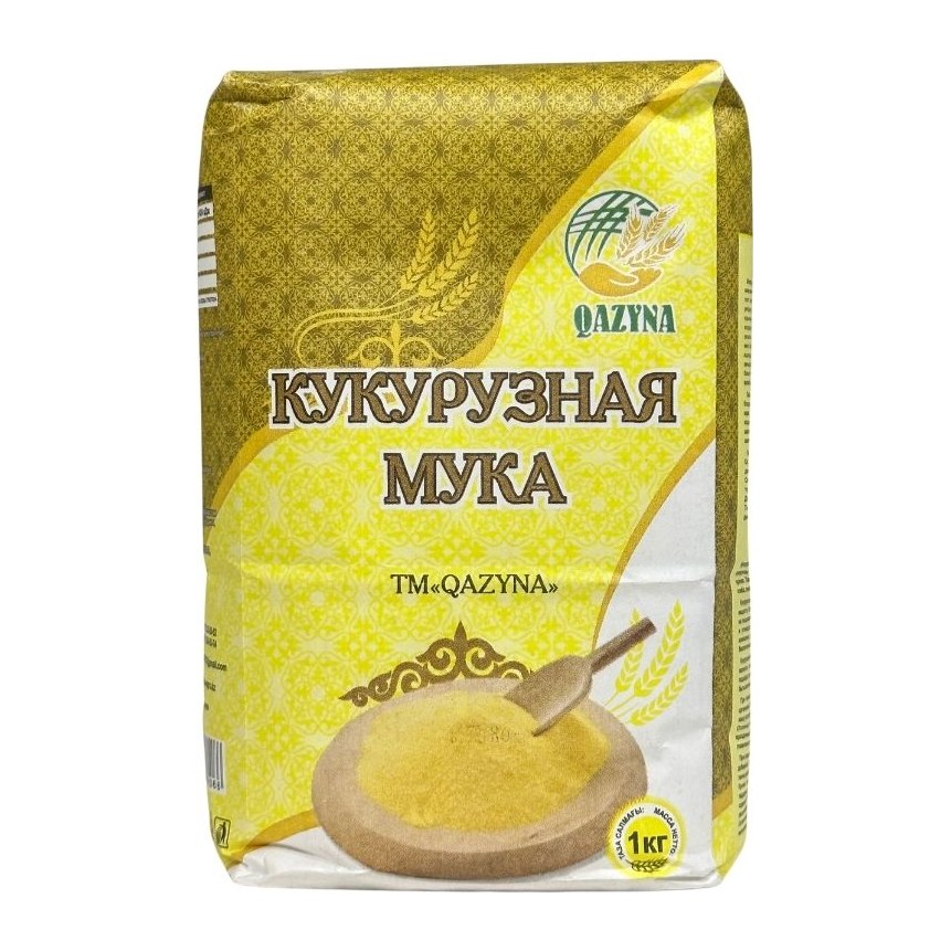 17% Казына Мука Кукурузная 1кг