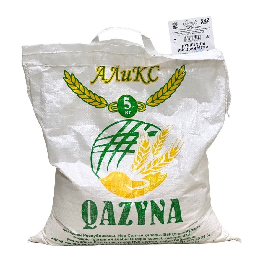 17% Казына Мука Рисовая 5 кг