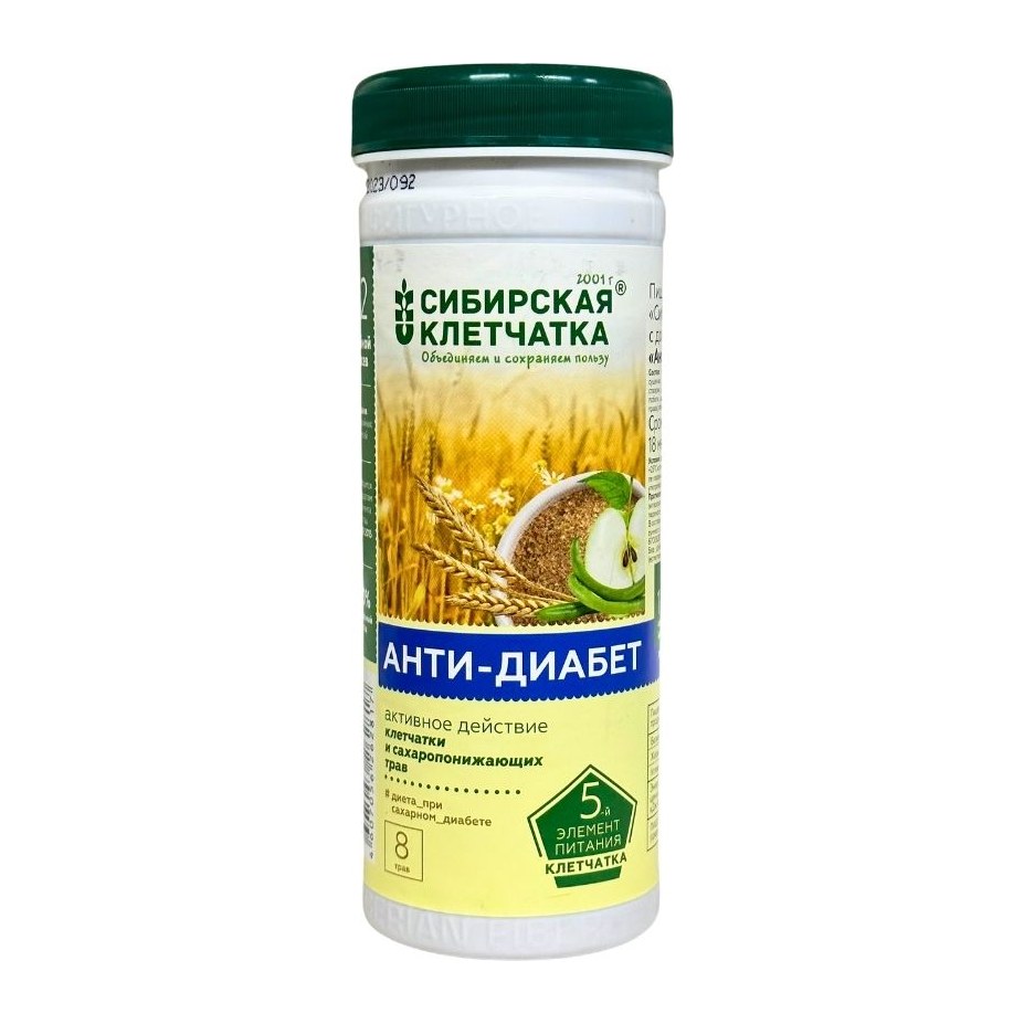 Сибирская клетчатка Анти-диабет 170гр 12шт