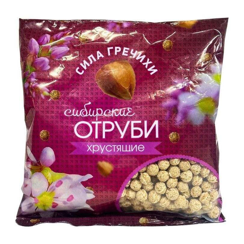 Сибирские отруби хрустящие Сила гречихи 100 гр 25шт