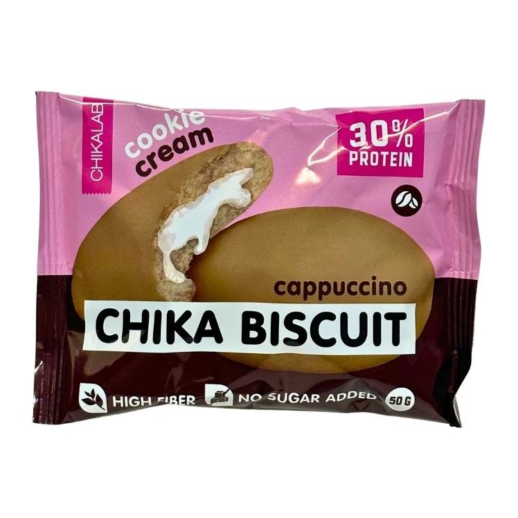 Chikalab Печенье неглазированное с начинкой 50гр Бисквит капучино 9шт