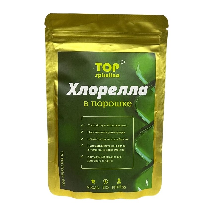 Хлорелла  (Топ-спирулина) 100гр порошок