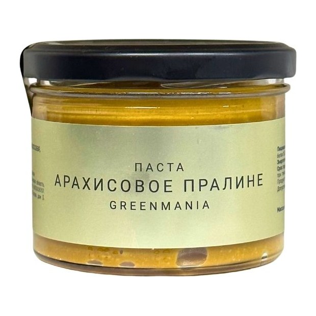 Паста Greenmania Арахисовое пралине 200гр