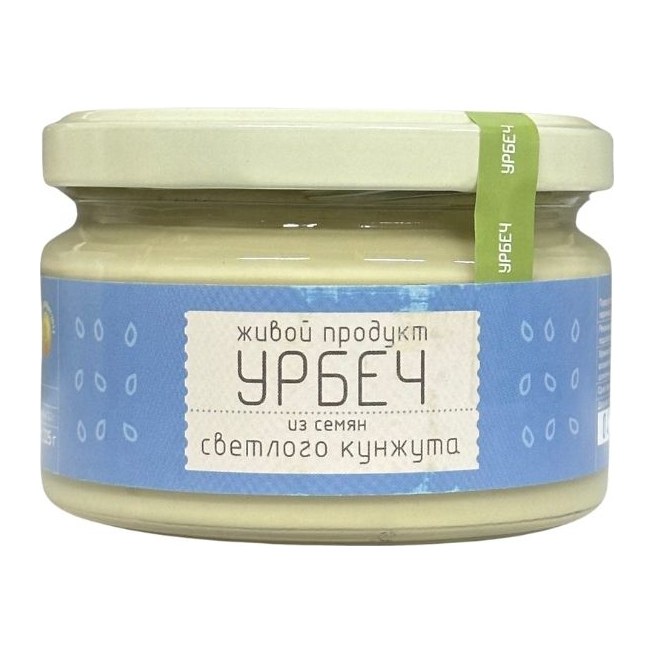 Урбеч из семян светлого кунжута 225гр 16шт