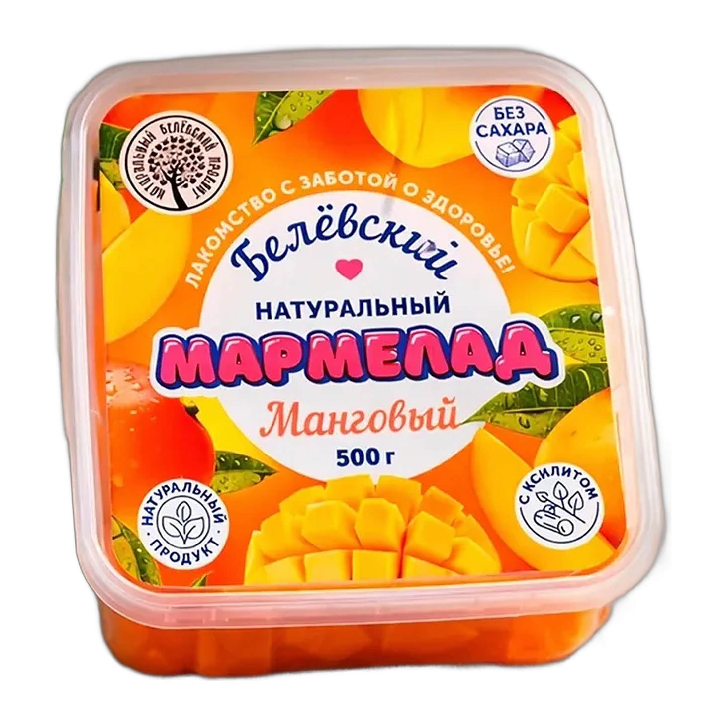 Белевский натуральный мармелад Манговый 500гр