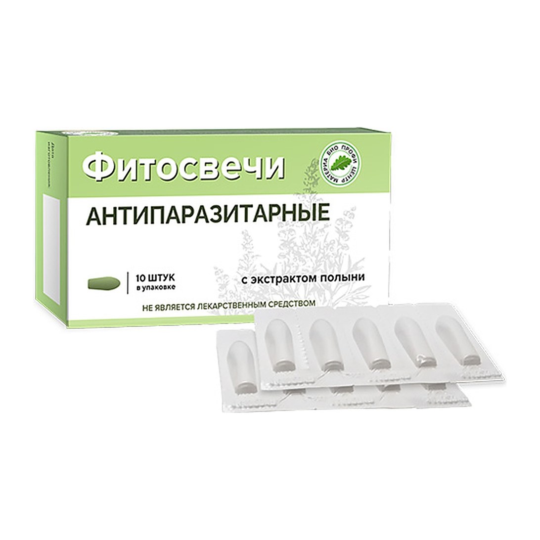 Фитосвечи Антипаразитарные 10шт блистер