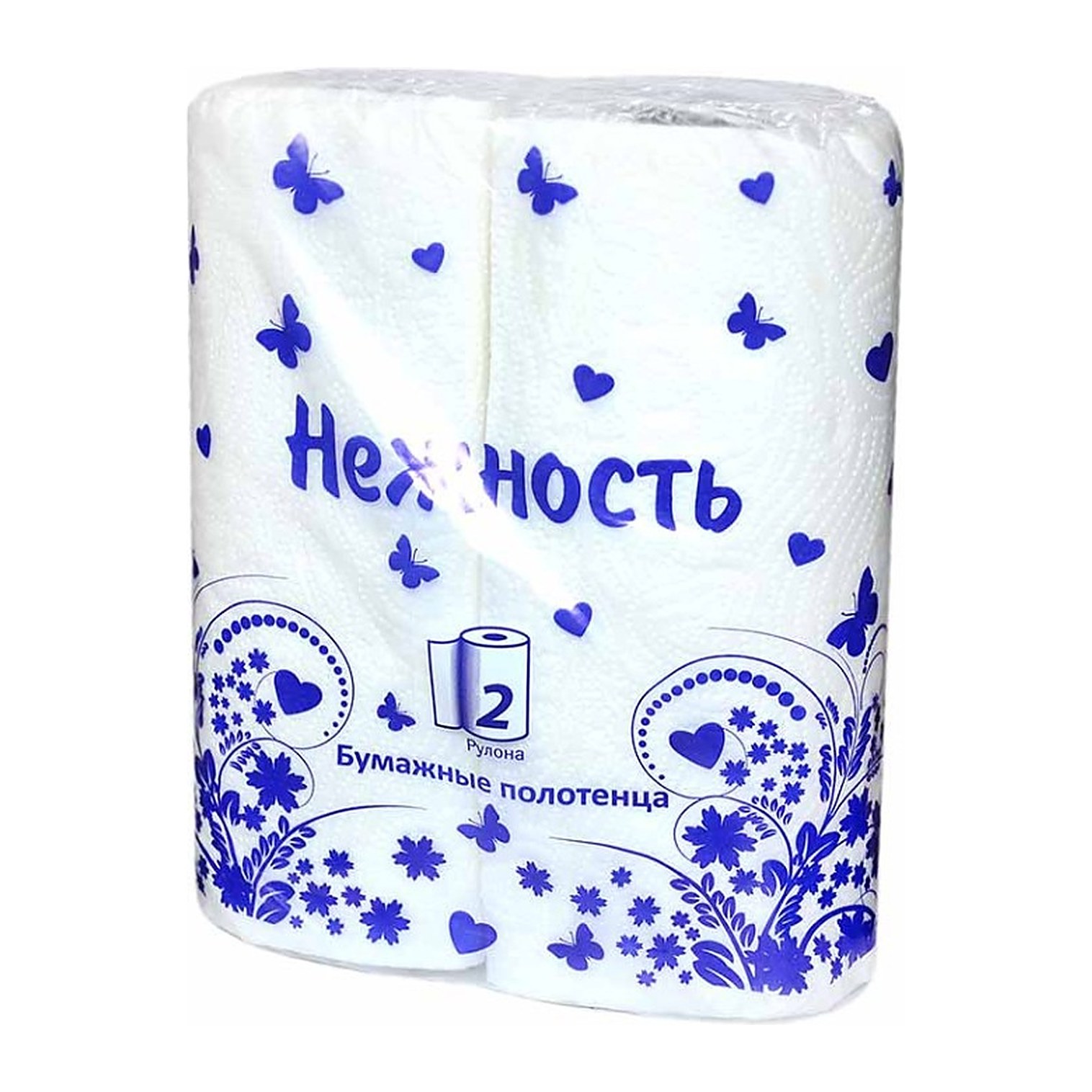 20% Нежность Бумажные полотенца 2шт