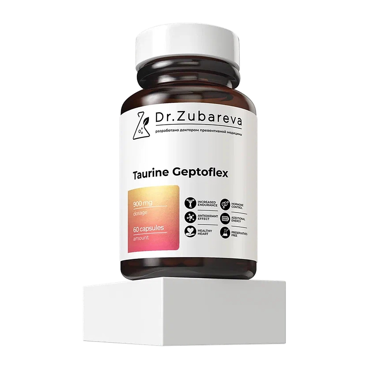 Dr.Zubareva Таурин Гептофлекс 60 капсул