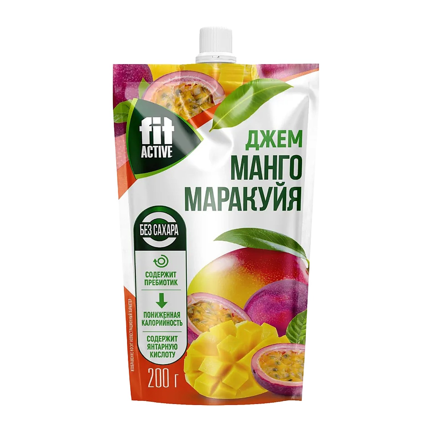 Фит Джем Манго-Маракуйя Дой-пак 200гр 10шт