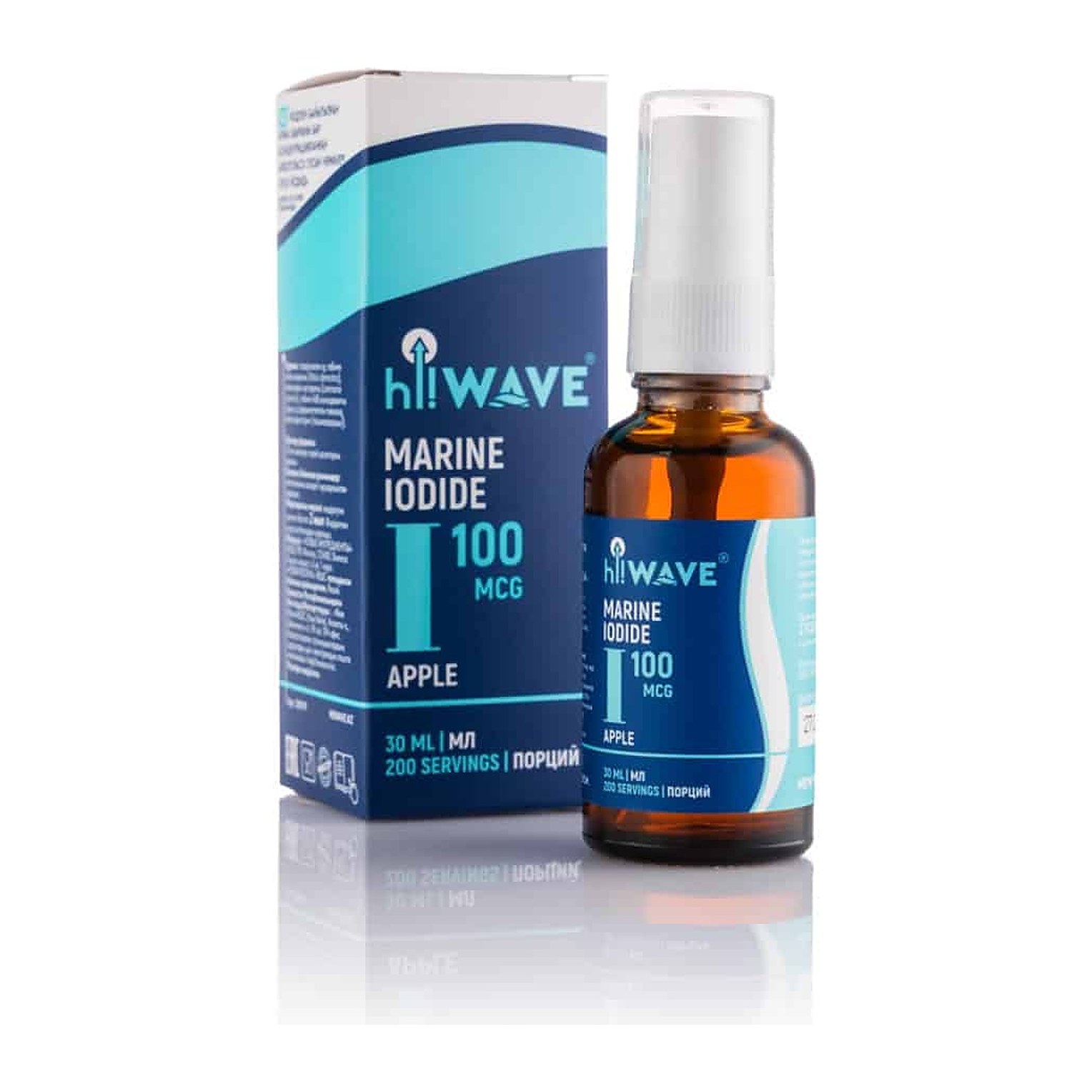 New Wave морской Йодид с соком яблока 100мкг/200 порц 30 мл