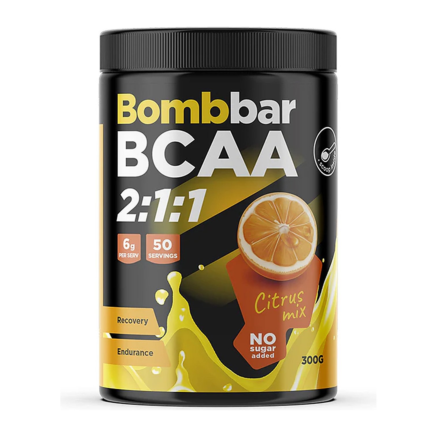 Bombbar. Коктейль BCAA со вкусом Цитрусовый микс" 300г