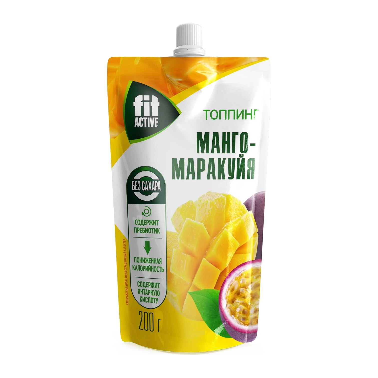 Фит Топпинг Манго-Маракуйя Дой-пак 200гр 10шт