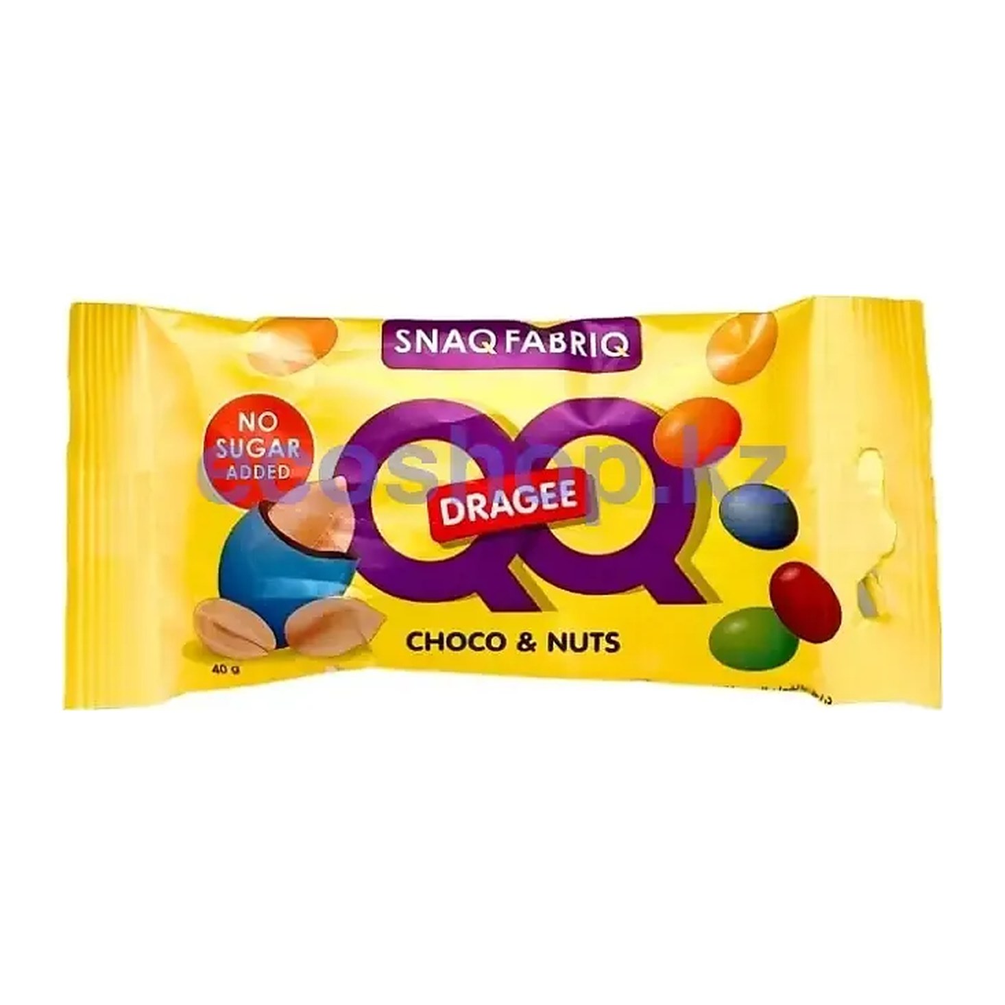 SNAQ FABRIQ Драже с арахисом и молочным шоколадом, покрытое разноцветной глазурью 40гр 20шт