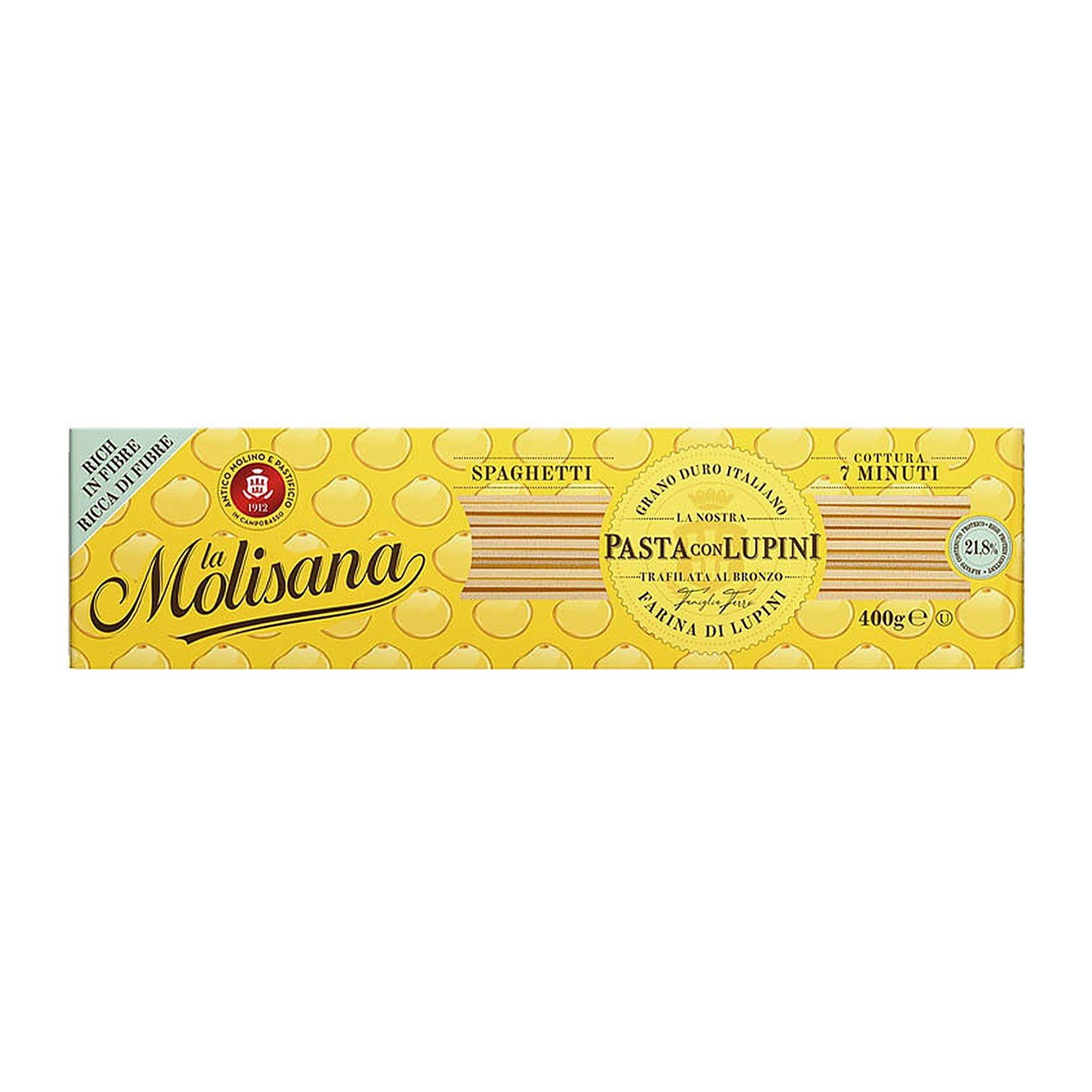 La Molisana SPAGHETTI GLUTEN FREE Мак. изд.СПАГЕТТИ многозерновые б/г 400г 12шт