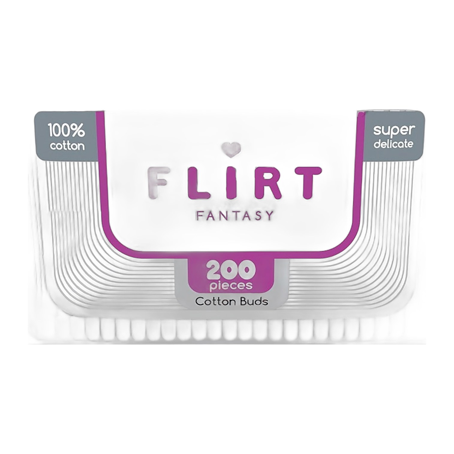 Fantasy Flirt Ватные палочки 200шт зип упаковка