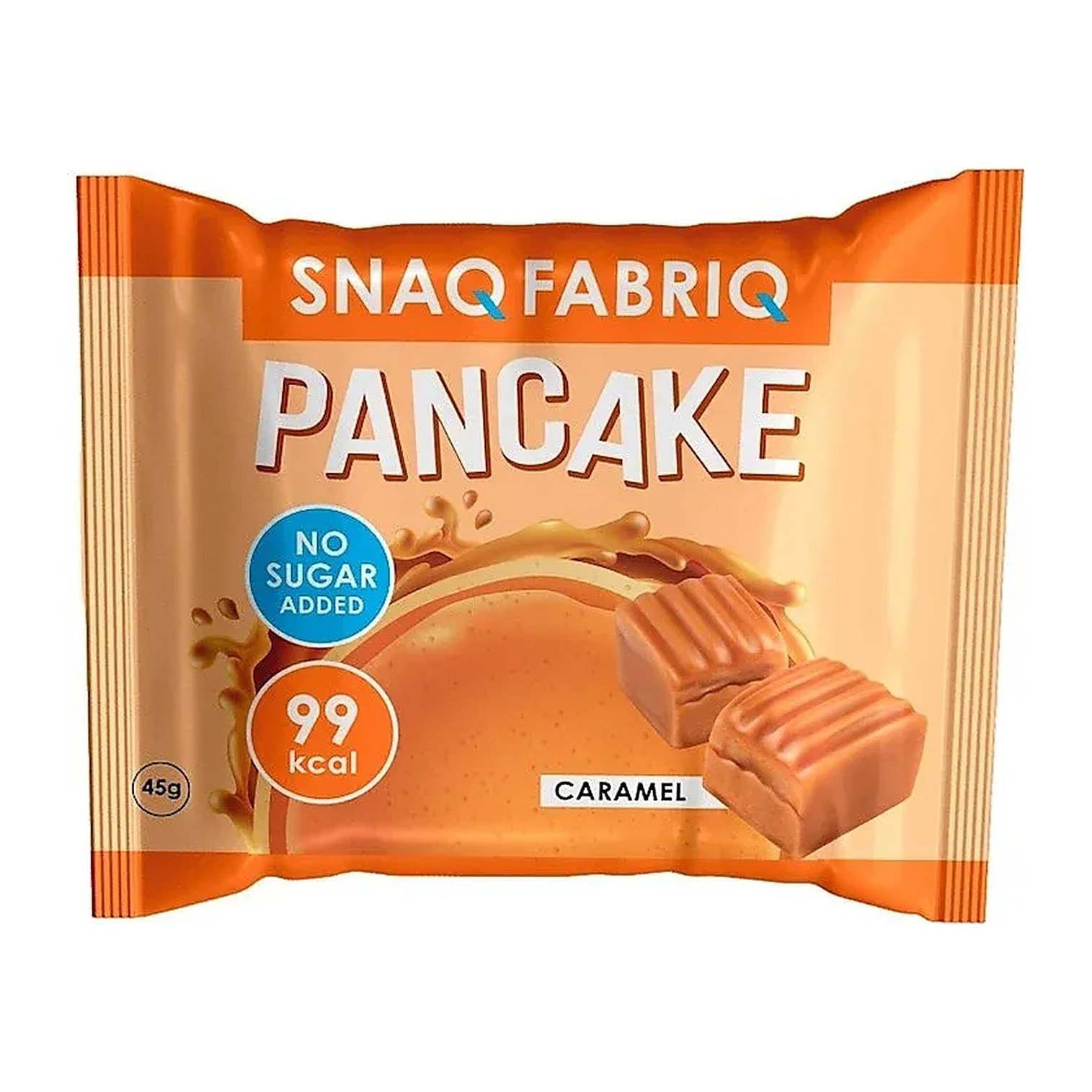 SNAQ FABRIQ Панкейк с начинкой Мягкая карамель 45гр 10шт