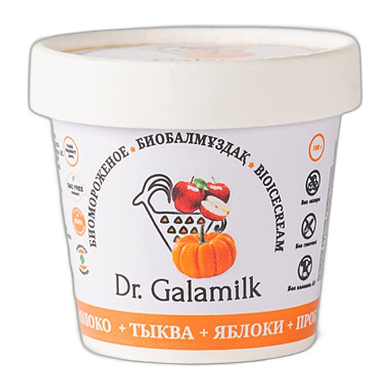 10% Galamilk Биомороженое Тыква+Яблоко 100гр