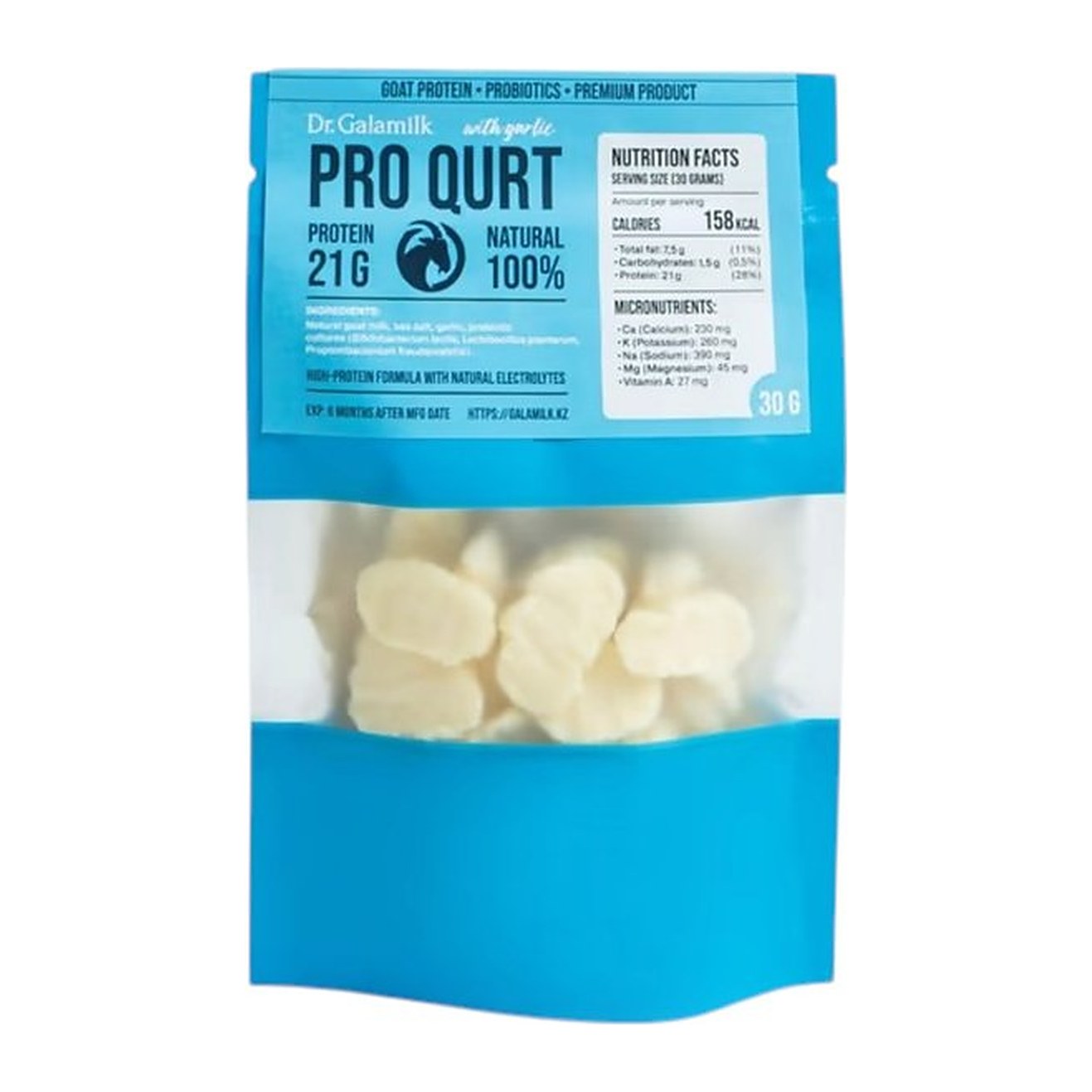 10% Galamilk PRO QURT с чесноком 30гр