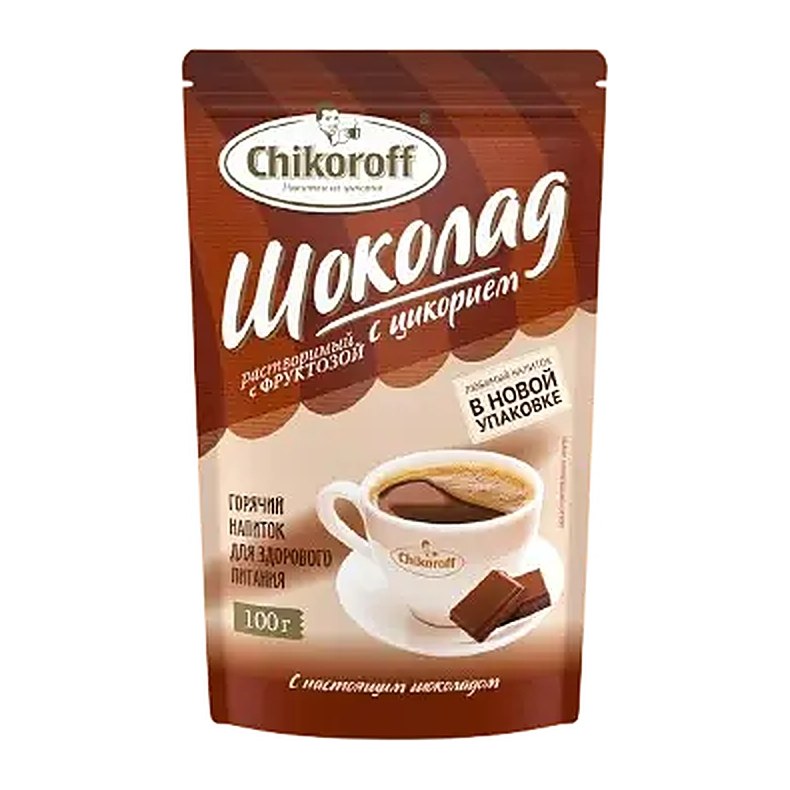 Chikoroff Напиток растворимый из цикория Шоколадный 100гр 12шт