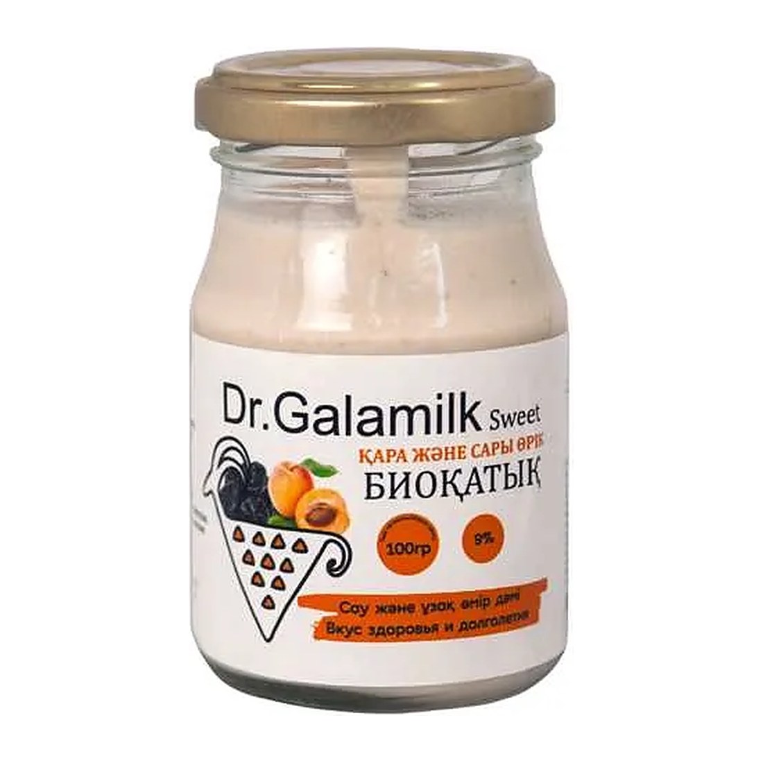 10% Galamilk Творожок Sweet чернослив-абрикос 100гр