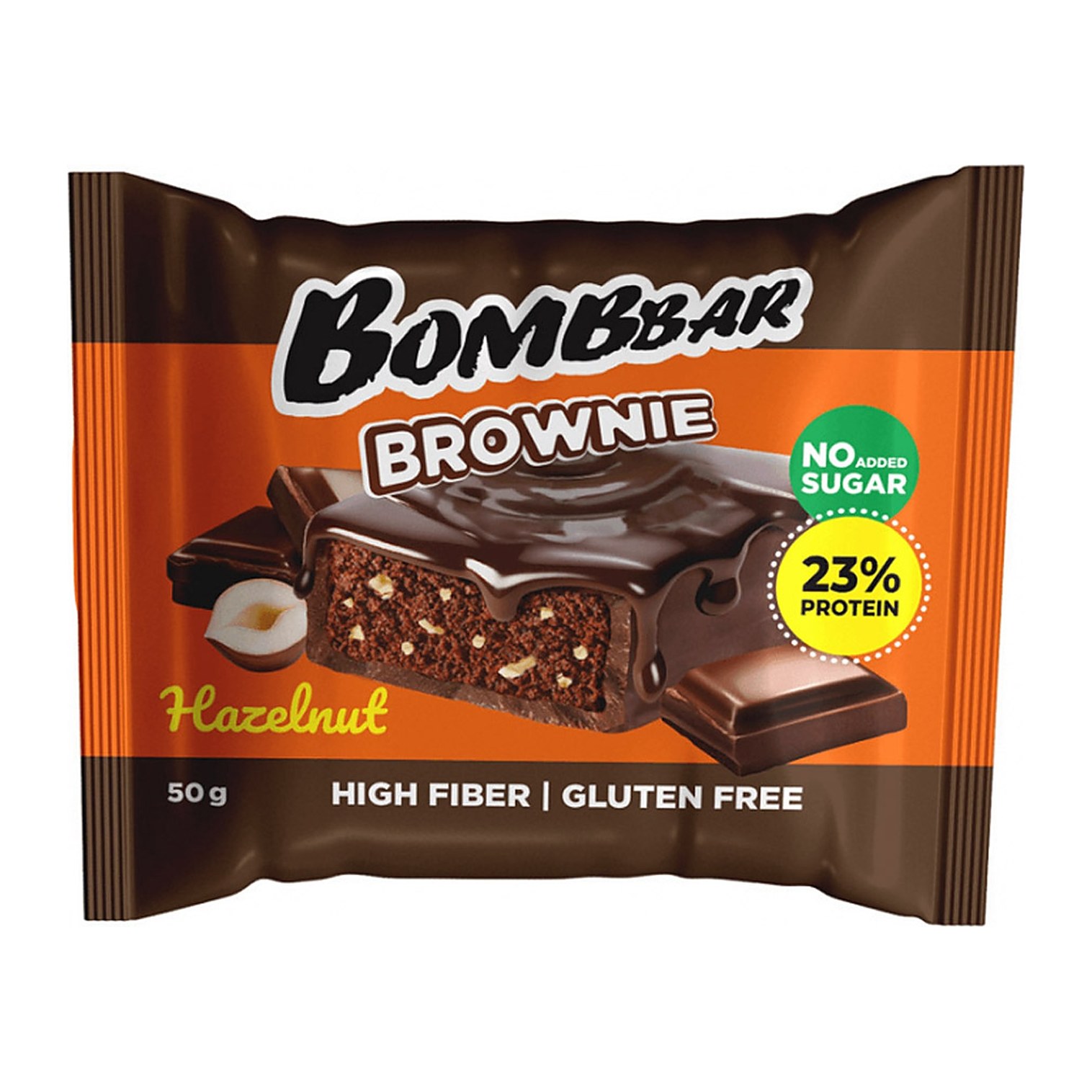 BOMBBAR Печенье глазированный со вкусом Брауни классический 50гр 10шт