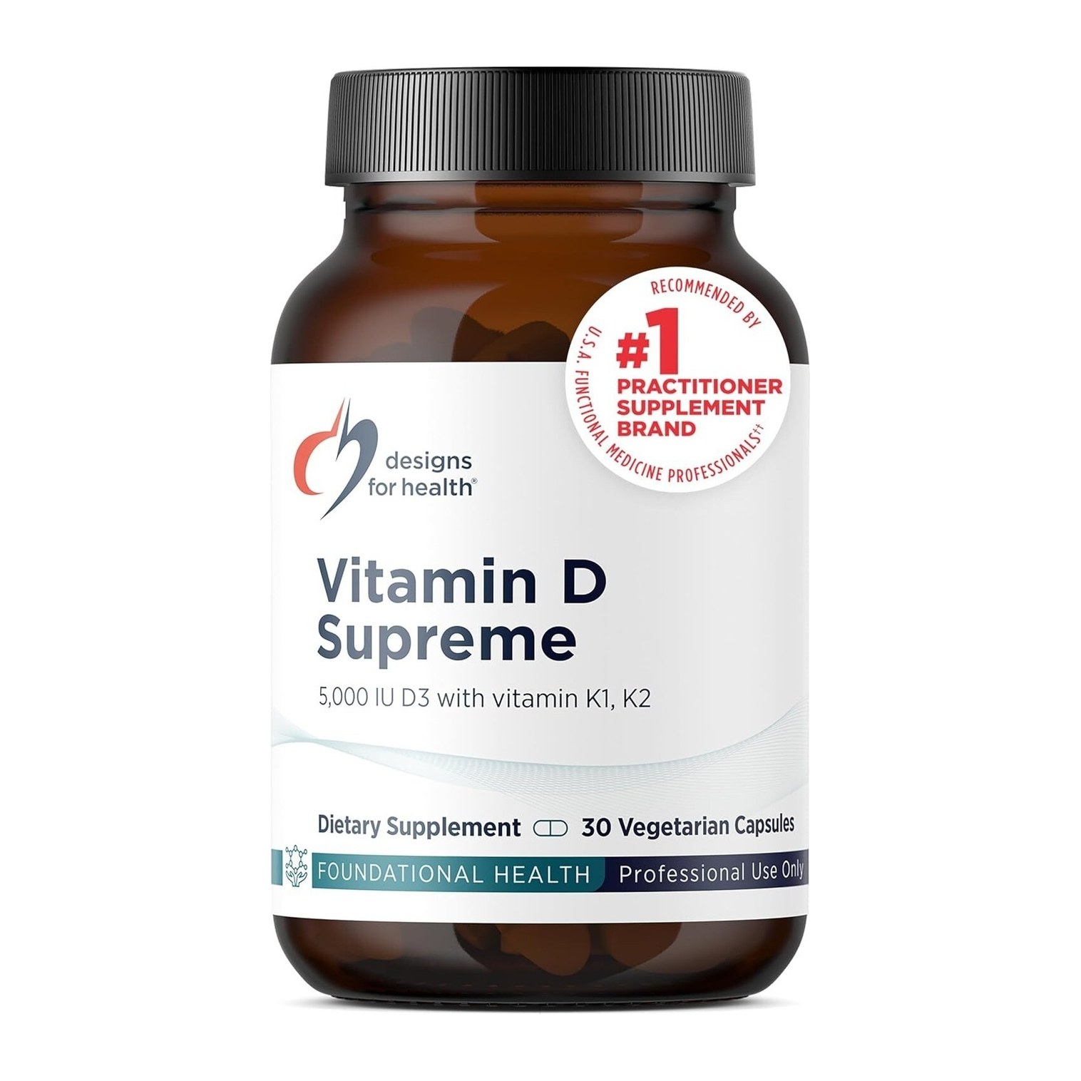 Designs For Health Vitamin D Supreme 5000mg K2