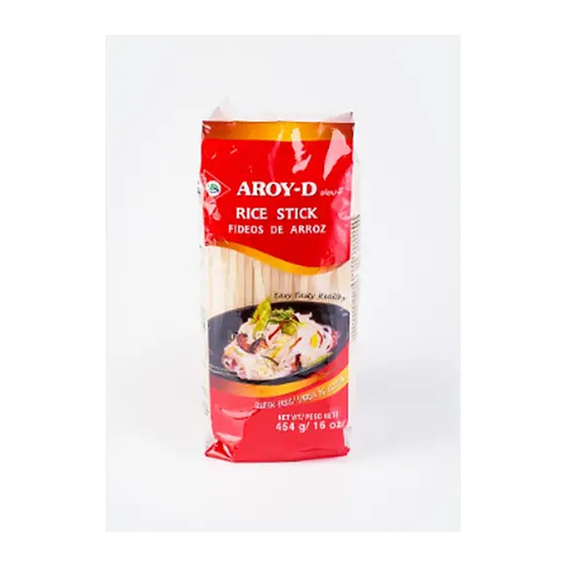 Aroy-D Рисовая лапша 5мм  454гр 30шт