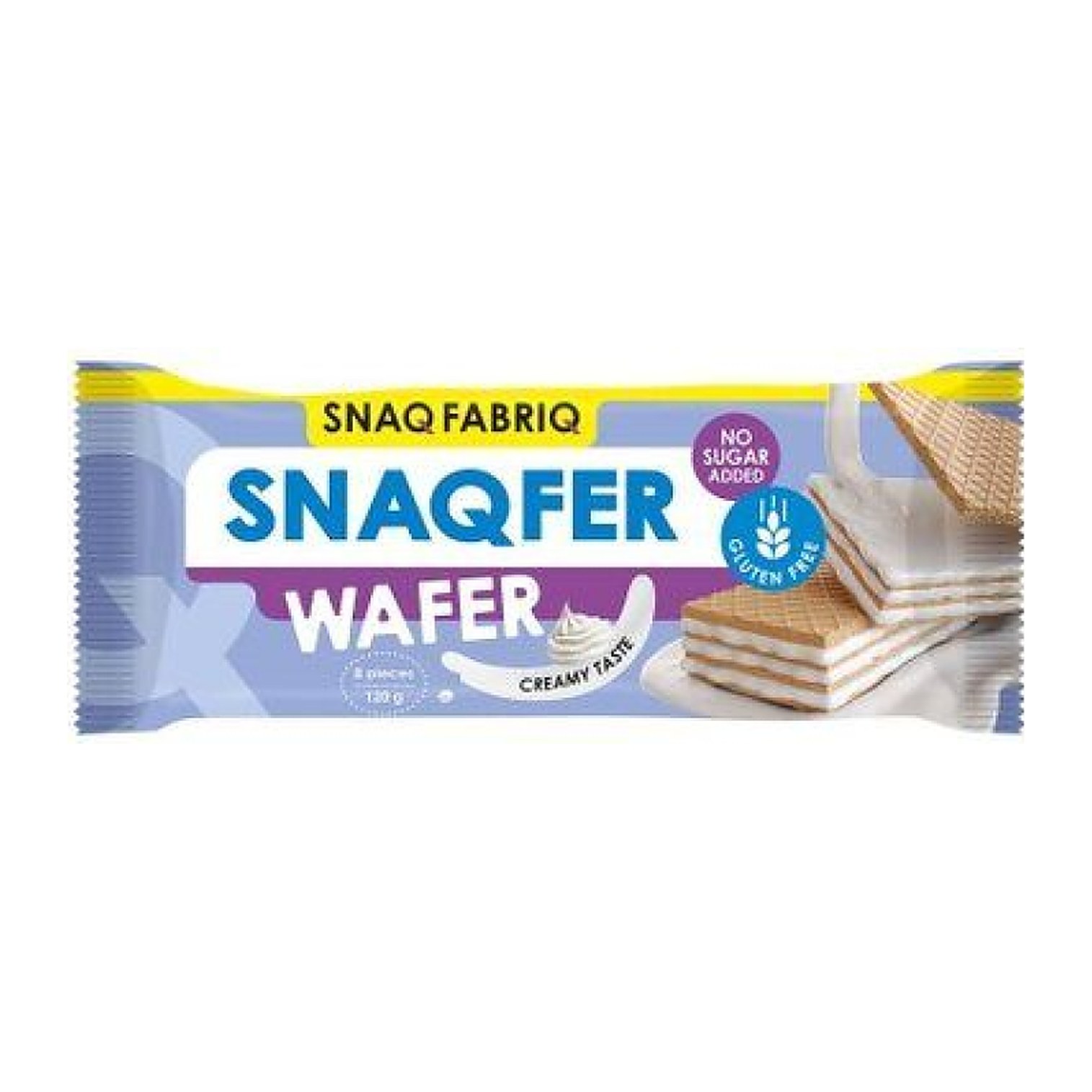 SNAQ FABRIQ Батончик неглазированный вафельный со сливочным вкусом 120гр 28шт