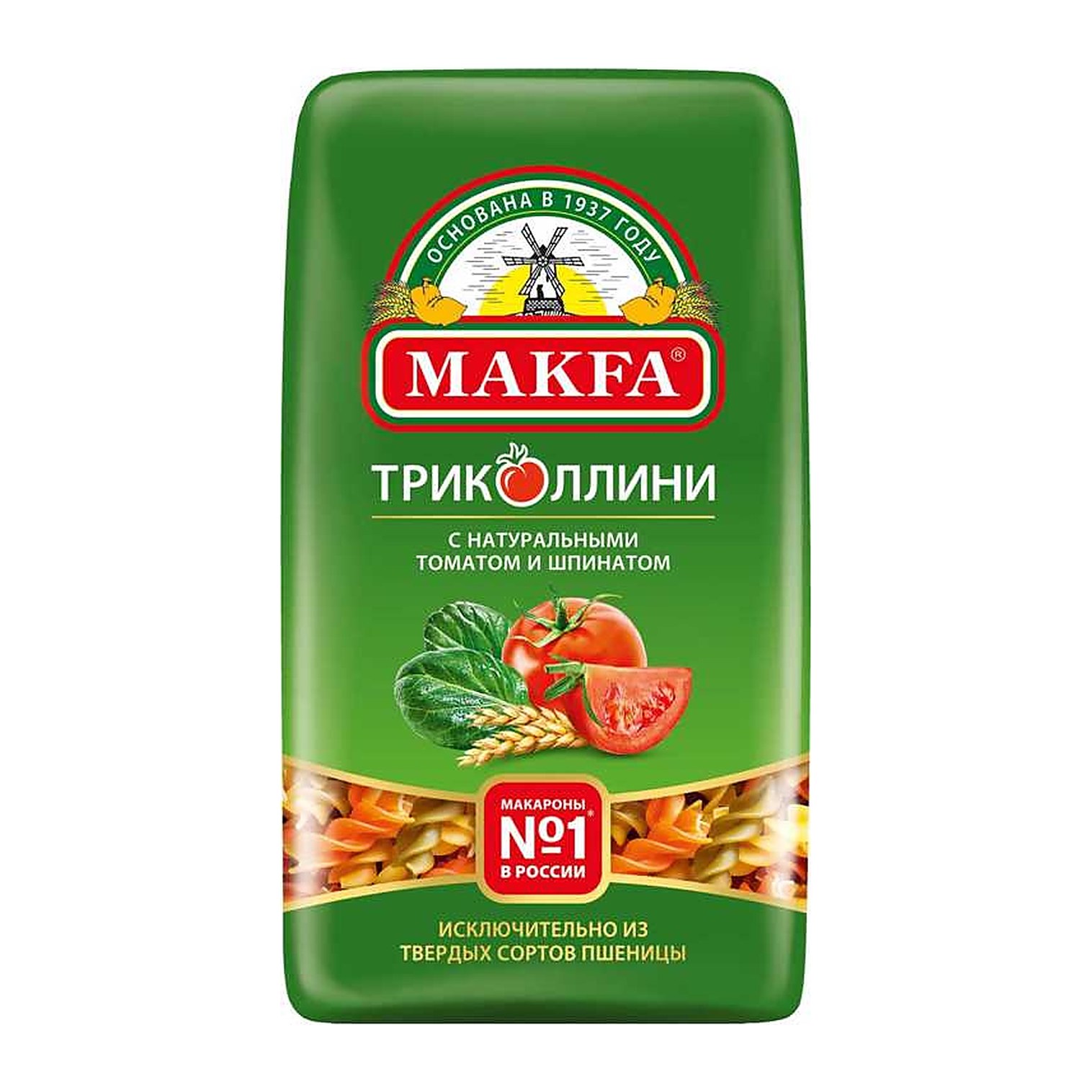20% Макфа Триколлини Спираль 450гр 12шт