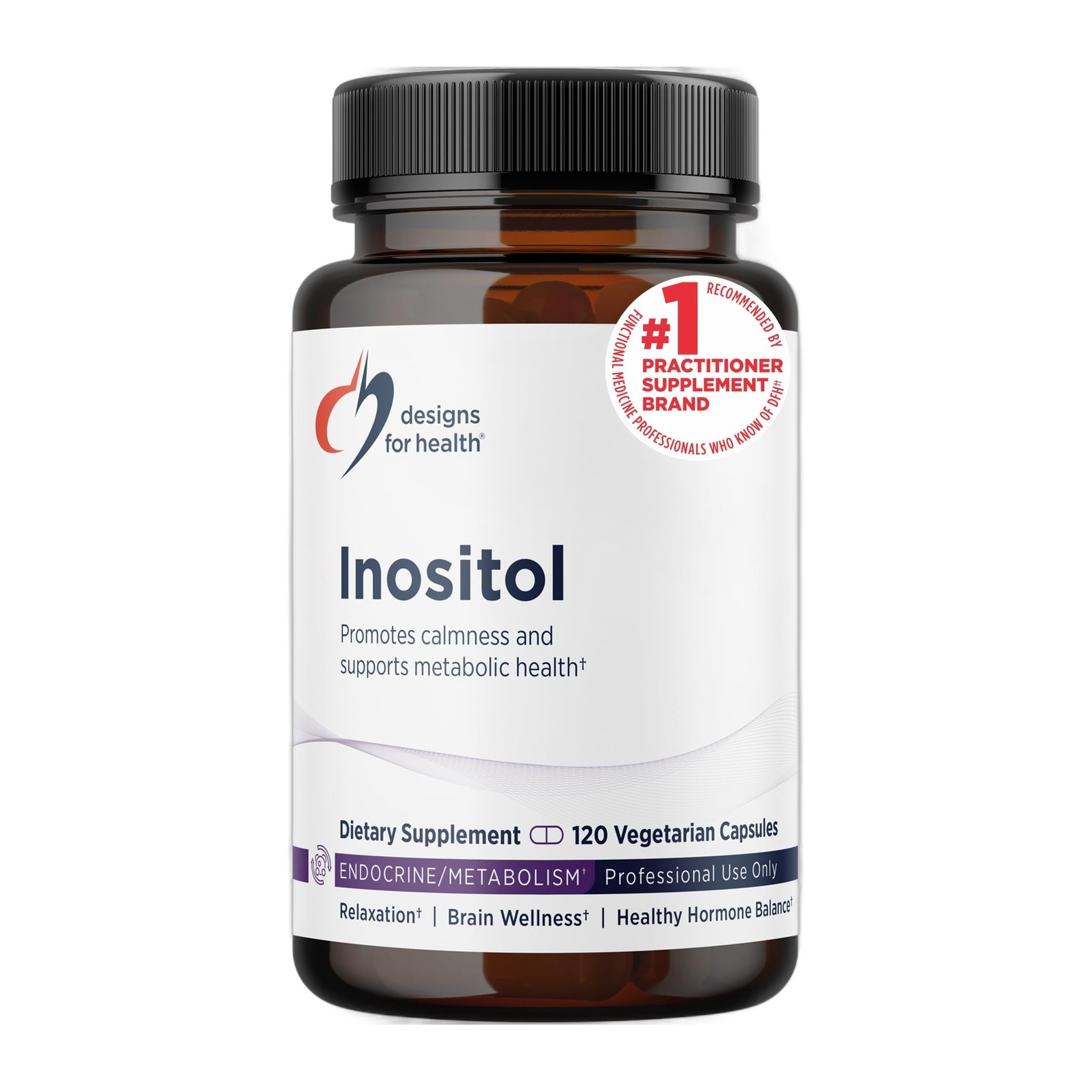 Design For Health Inositol 120capsules