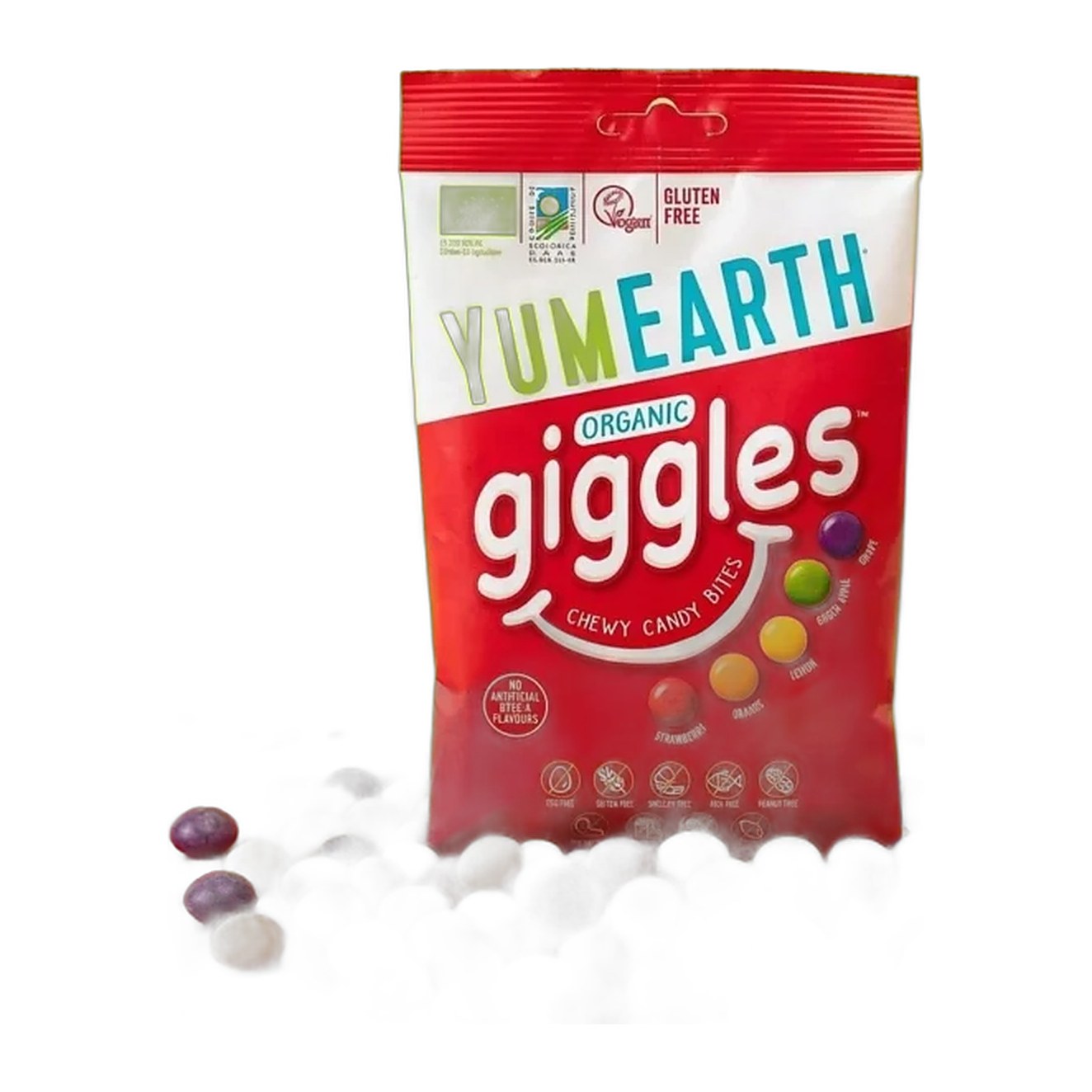 Органические фруктовые драже Giggles 40гр 12шт