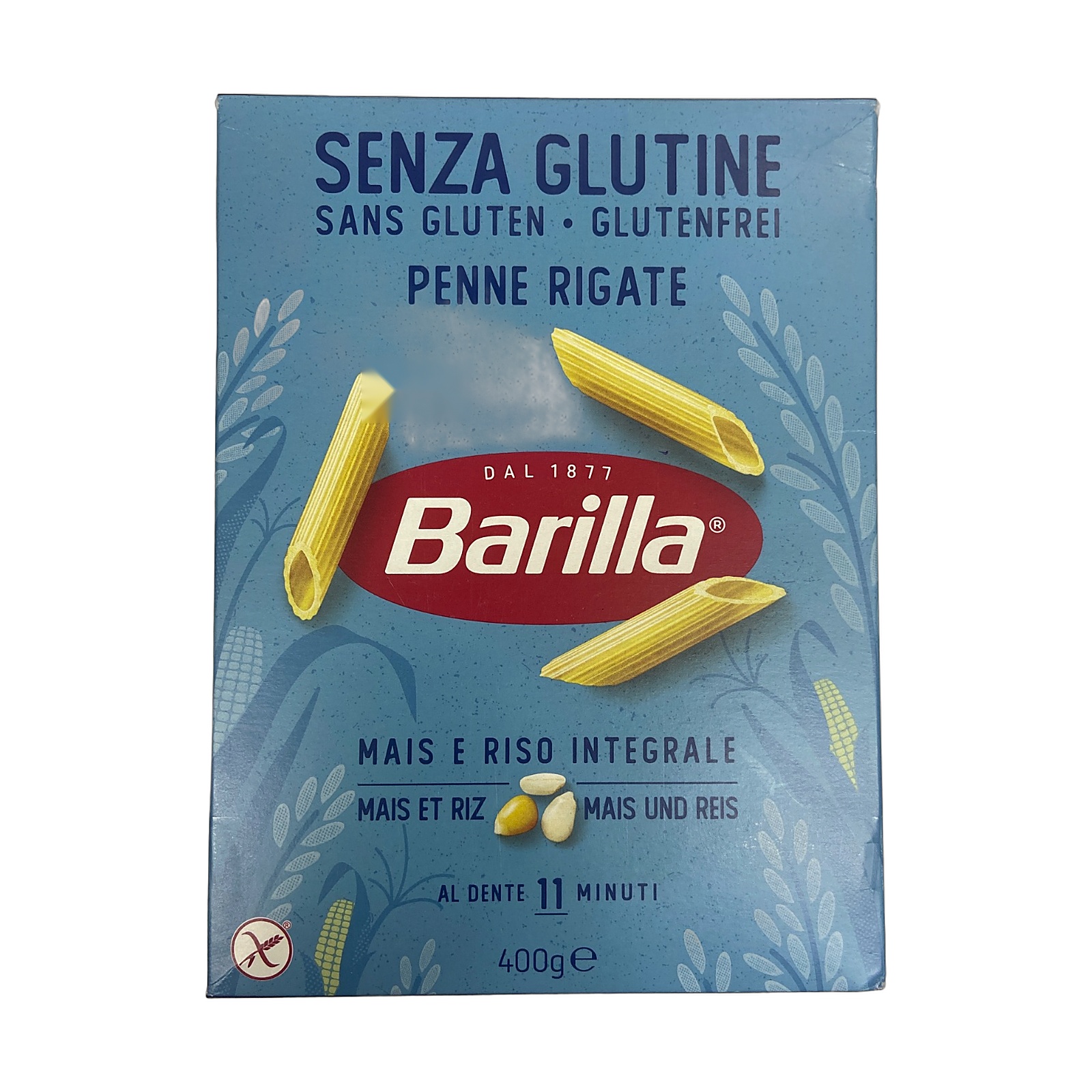 20% Barilla Пенне Ригате без глютена 400гр