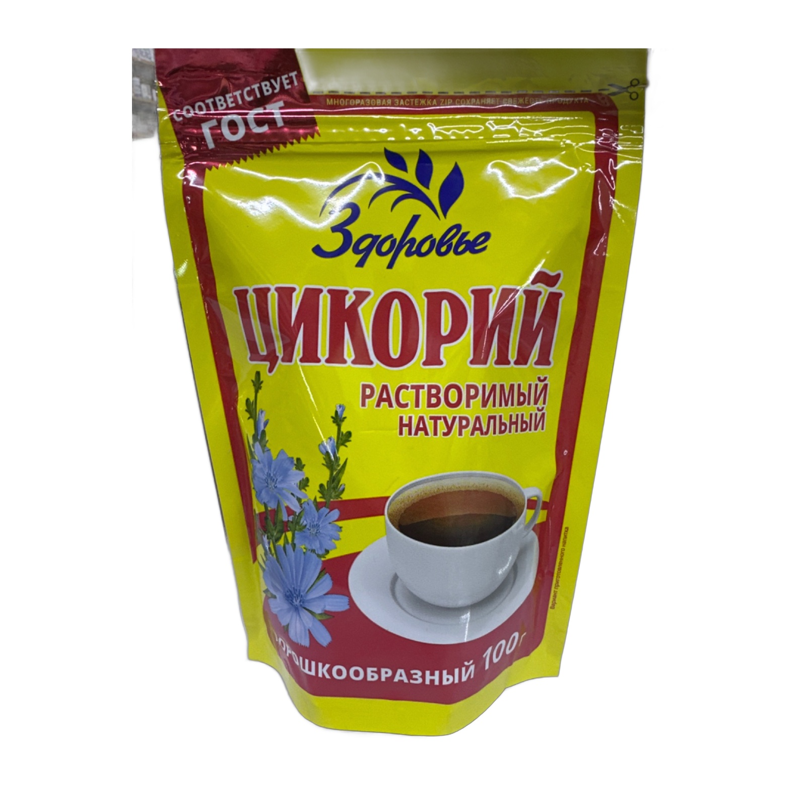 Цикорий гранула Здоровье ZIP 100 гр 12 шт