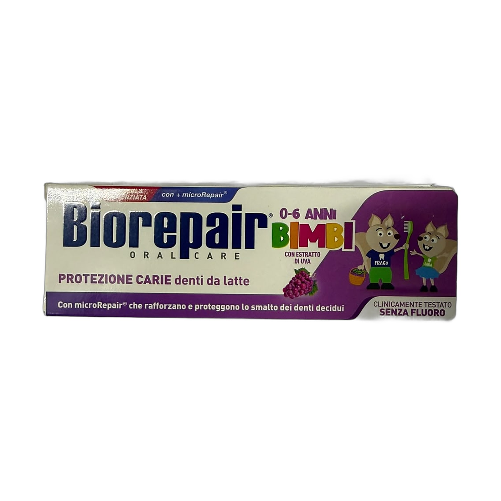 Biorepair Kids  Детская  зубная паста Виноград 50мл